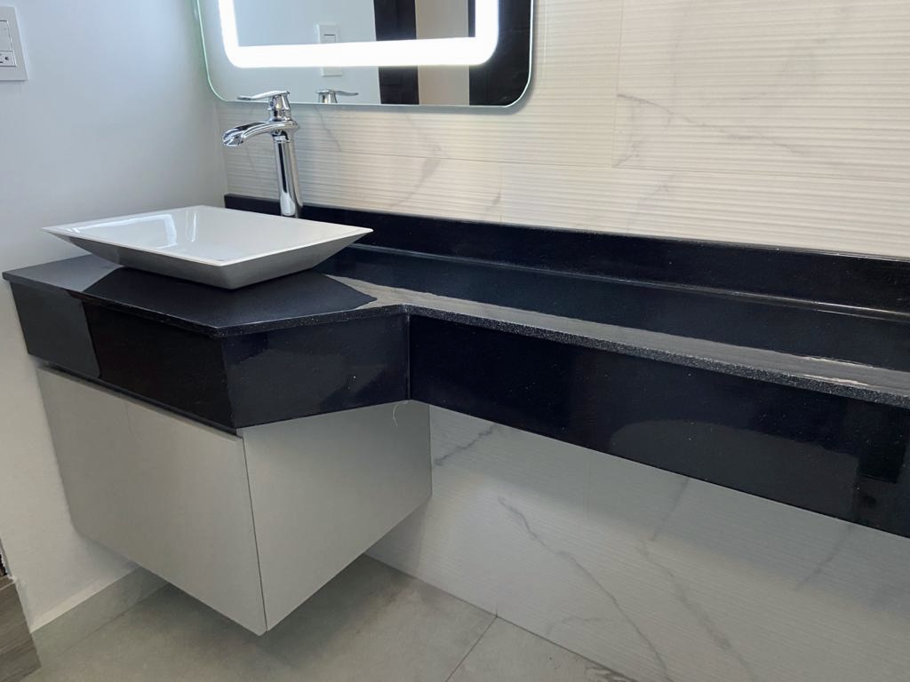 Lavabo CON OVALIN RECTANGULAR TIPO PALETA